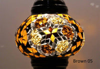 Turkish Mosaic Glass Shade Patterns and Colours