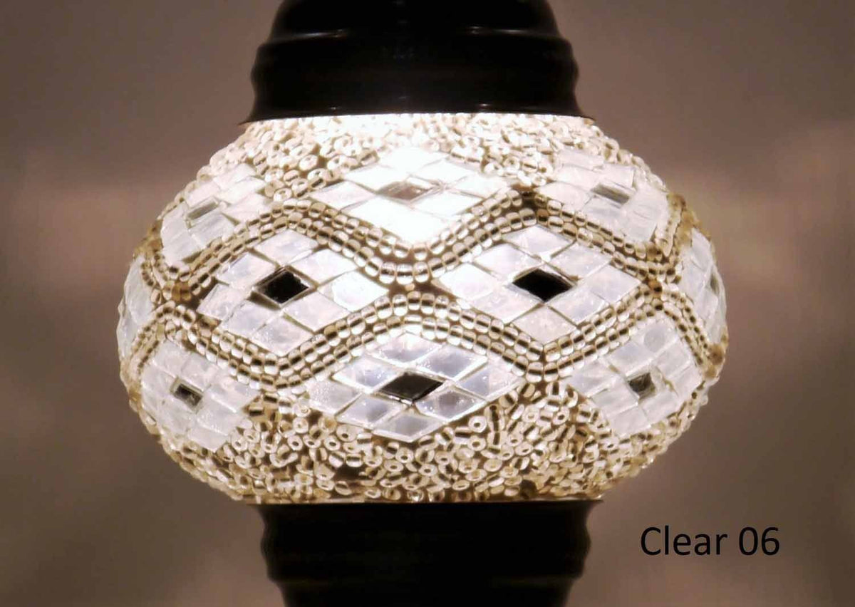 Turkish Mosaic Glass Shade Patterns and Colours