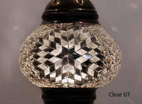 Turkish Mosaic Glass Shade Patterns and Colours