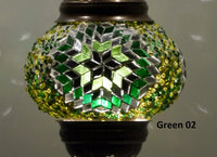 Turkish Mosaic Glass Shade Patterns and Colours