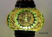 Turkish Mosaic Glass Shade Patterns and Colours