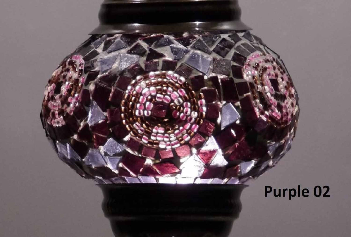 Turkish Mosaic Glass Shade Patterns and Colours