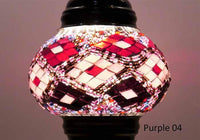 Turkish Mosaic Glass Shade Patterns and Colours
