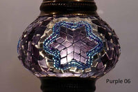 Turkish Mosaic Glass Shade Patterns and Colours