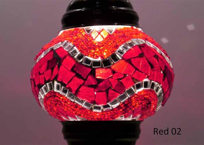 Turkish Mosaic Glass Shade Patterns and Colours