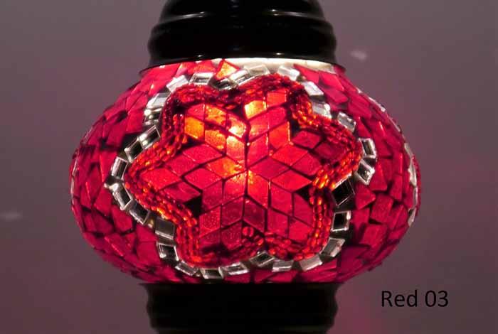 Turkish Mosaic Glass Shade Patterns and Colours
