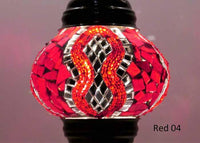 Turkish Mosaic Glass Shade Patterns and Colours