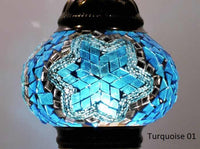 Turkish Mosaic Glass Shade Patterns and Colours