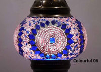 Turkish Mosaic Glass Shade Patterns and Colours