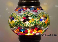 Turkish Mosaic Glass Shade Patterns and Colours