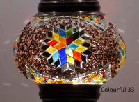 Turkish Mosaic Glass Shade Patterns and Colours