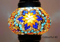 Turkish Mosaic Glass Shade Patterns and Colours
