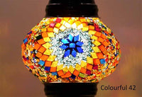 Turkish Mosaic Glass Shade Patterns and Colours