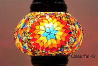 Turkish Mosaic Glass Shade Patterns and Colours