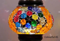 Turkish Mosaic Glass Shade Patterns and Colours