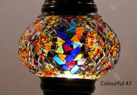Turkish Mosaic Glass Shade Patterns and Colours