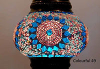 Turkish Mosaic Glass Shade Patterns and Colours