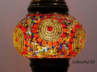 Turkish Mosaic Glass Shade Patterns and Colours