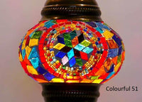 Turkish Mosaic Glass Shade Patterns and Colours