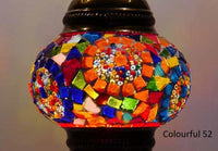 Turkish Mosaic Glass Shade Patterns and Colours