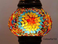 Turkish Mosaic Glass Shade Patterns and Colours