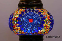 Turkish Mosaic Glass Shade Patterns and Colours