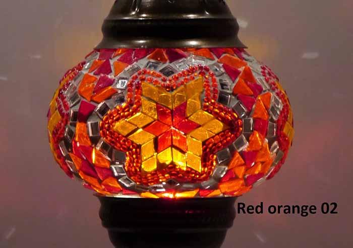 Turkish Mosaic Glass Shade Patterns and Colours