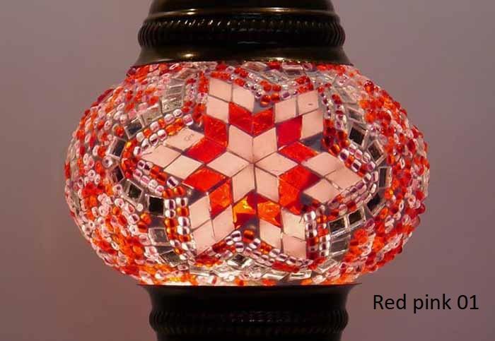 Turkish Mosaic Glass Shade Patterns and Colours