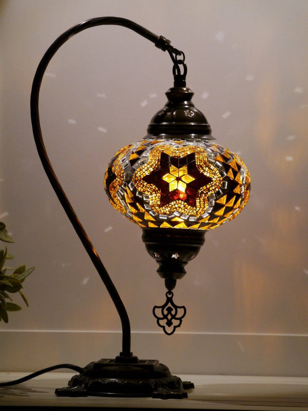 turkish mosaic lamps brown colour Sydney