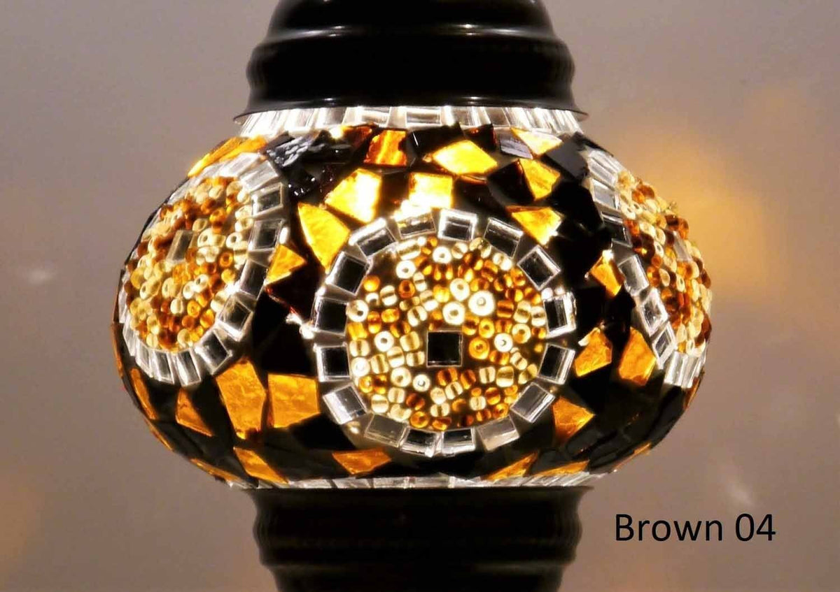 Turkish Mosaic Glass Shade Patterns and Colours