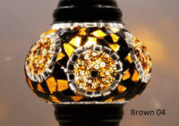 Turkish Mosaic Glass Shade Patterns and Colours