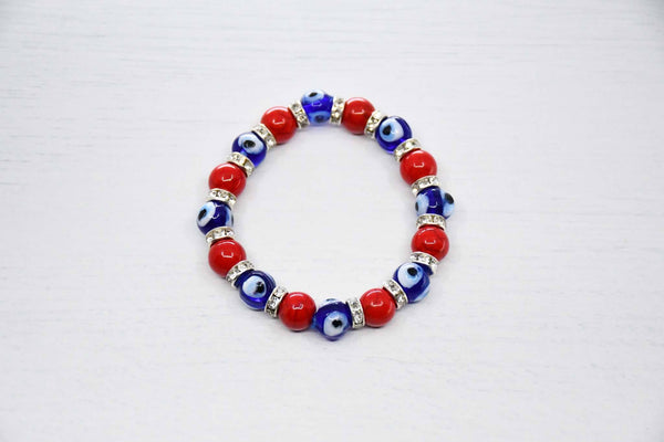 Turkish evil eye bracelet red colour