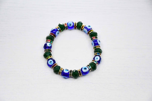 Turkish Evil Eye Bracelet Green Colour