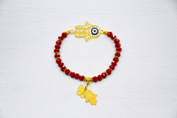 Turkish Evil Eye Bracelet Hamsa Hand