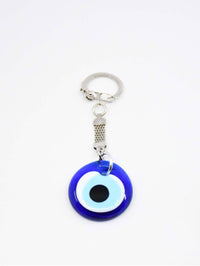 Evil Eye Plain Glass Keyring