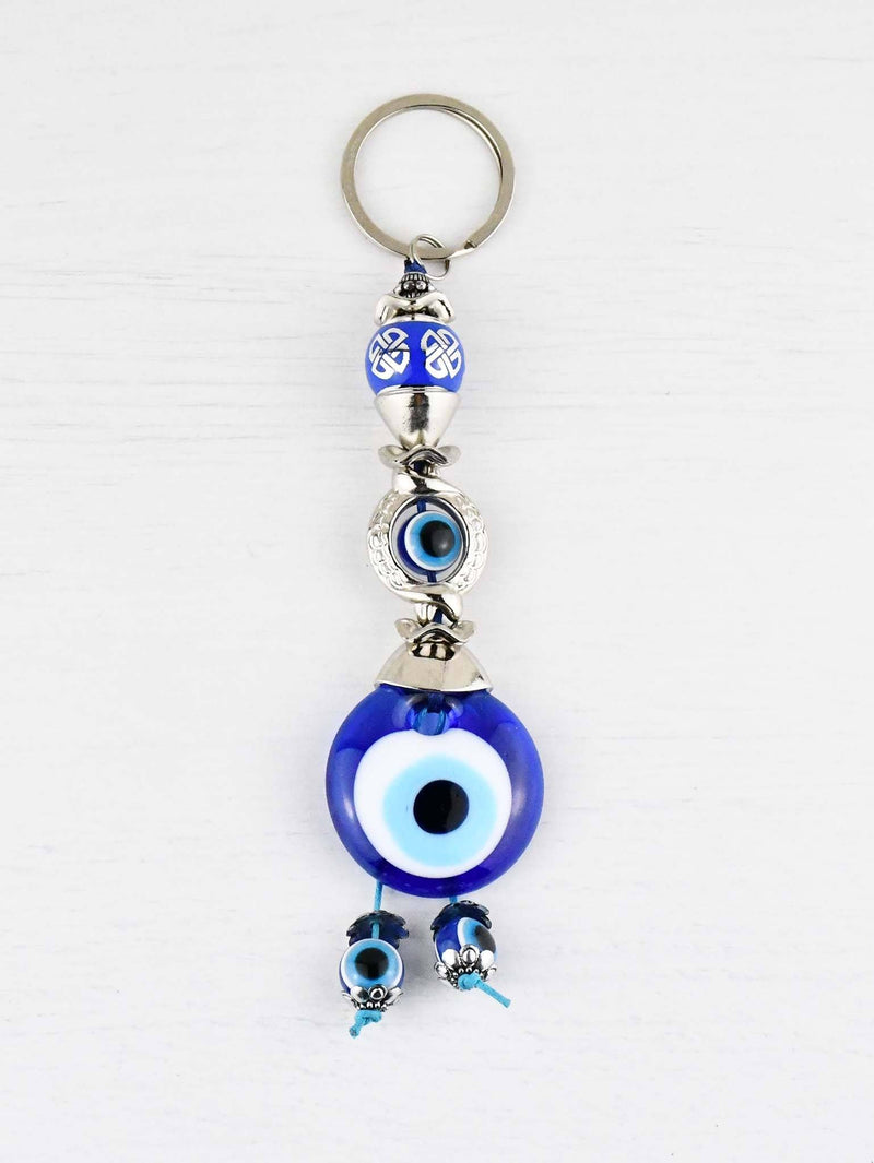 Evil Eye Keyring Eye Bead Blue Ball
