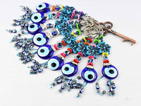 Evil Eye Keyring Turquoise Butterfly Design