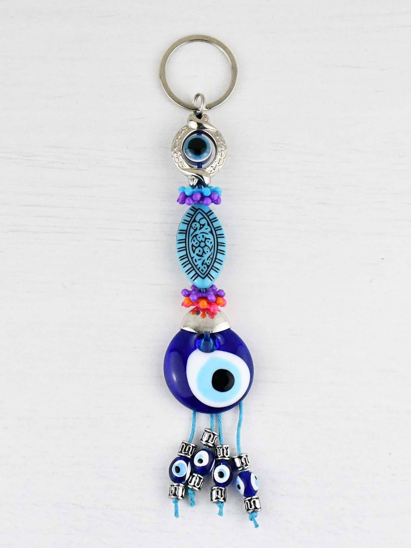 Evil Eye Keyring Turquoise Eye Design