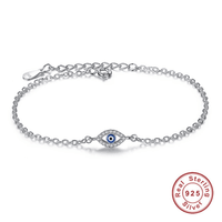 925 Evil Eye Sterling Silver Bracelet