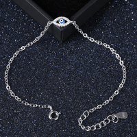 925 Evil Eye Sterling Silver Bracelet