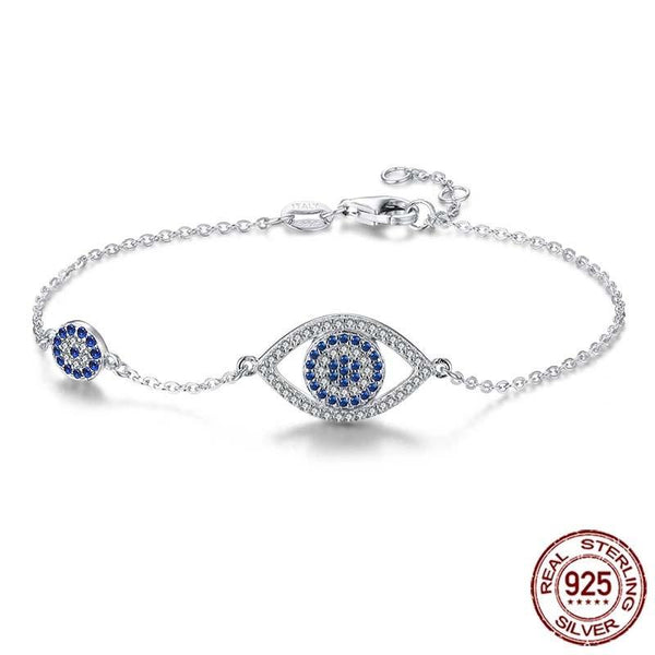 turkish evil eye sterling silver bracelet made in Turkey