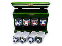 Handmade Ceramic Drawers Box Green