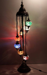 turkish floor lamp colourful