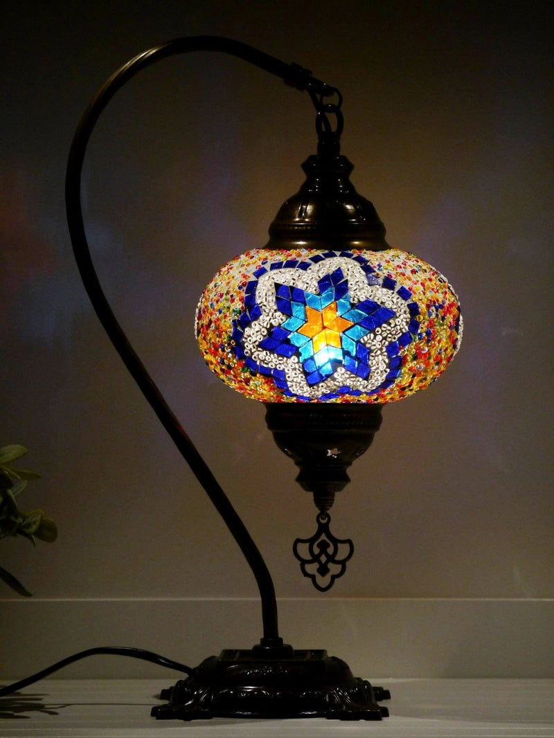 turkish mosaic lamps multicoloured glass