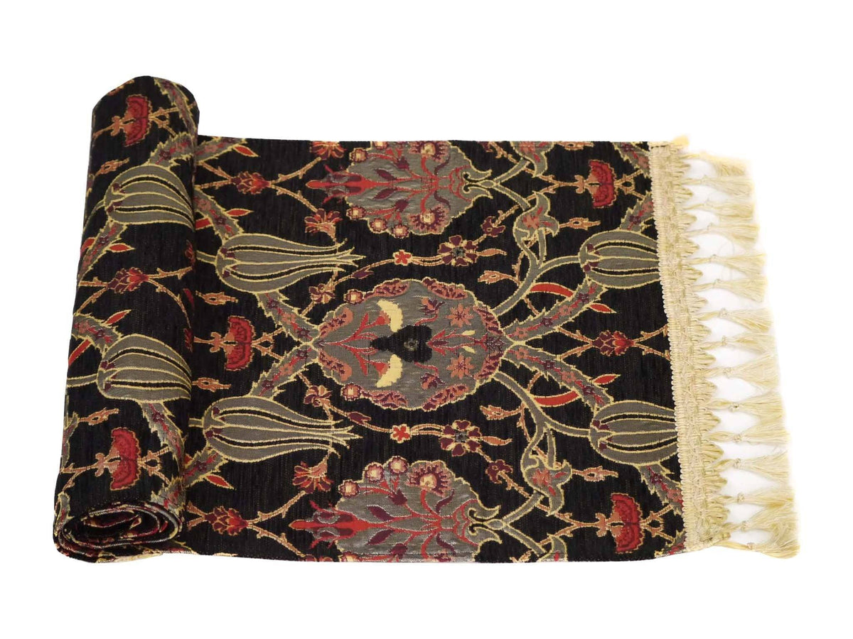 Turkish Table Runner Black