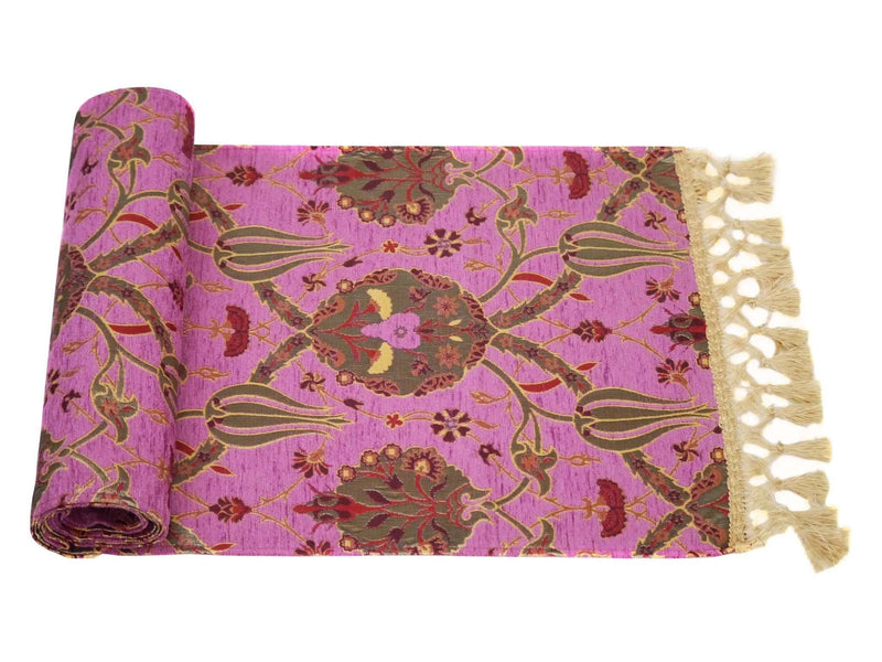 Turkish Table Runner Pink Fushia Colour