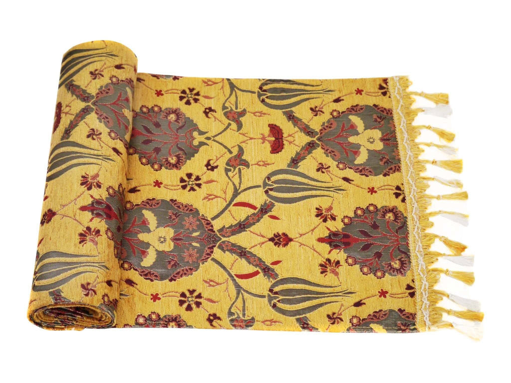 Turkish Table Runner Golden Brown
