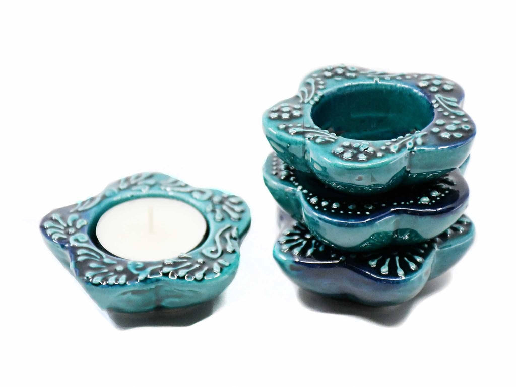 Tealight Holders Firuze Green colour