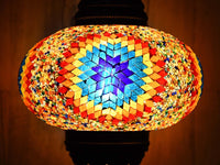 Turkish Pendant Light Rainbow Mosaic Star