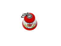 Handmade wind chime bells red colour